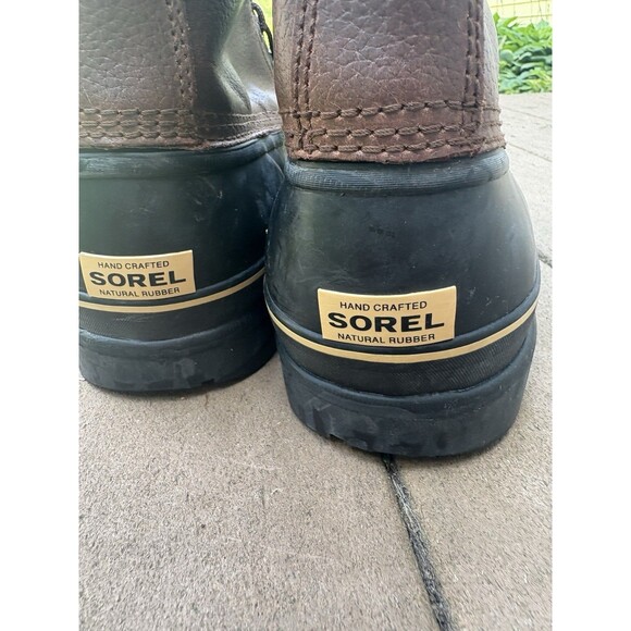 Sorel Maverick Waterproof SNOW Boot Brown Leather NM1080-200 Mens Size 13 TALL - Picture 5 of 7